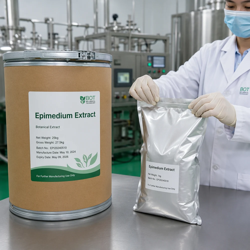 Epimedium Extract packaging and supply presentation
