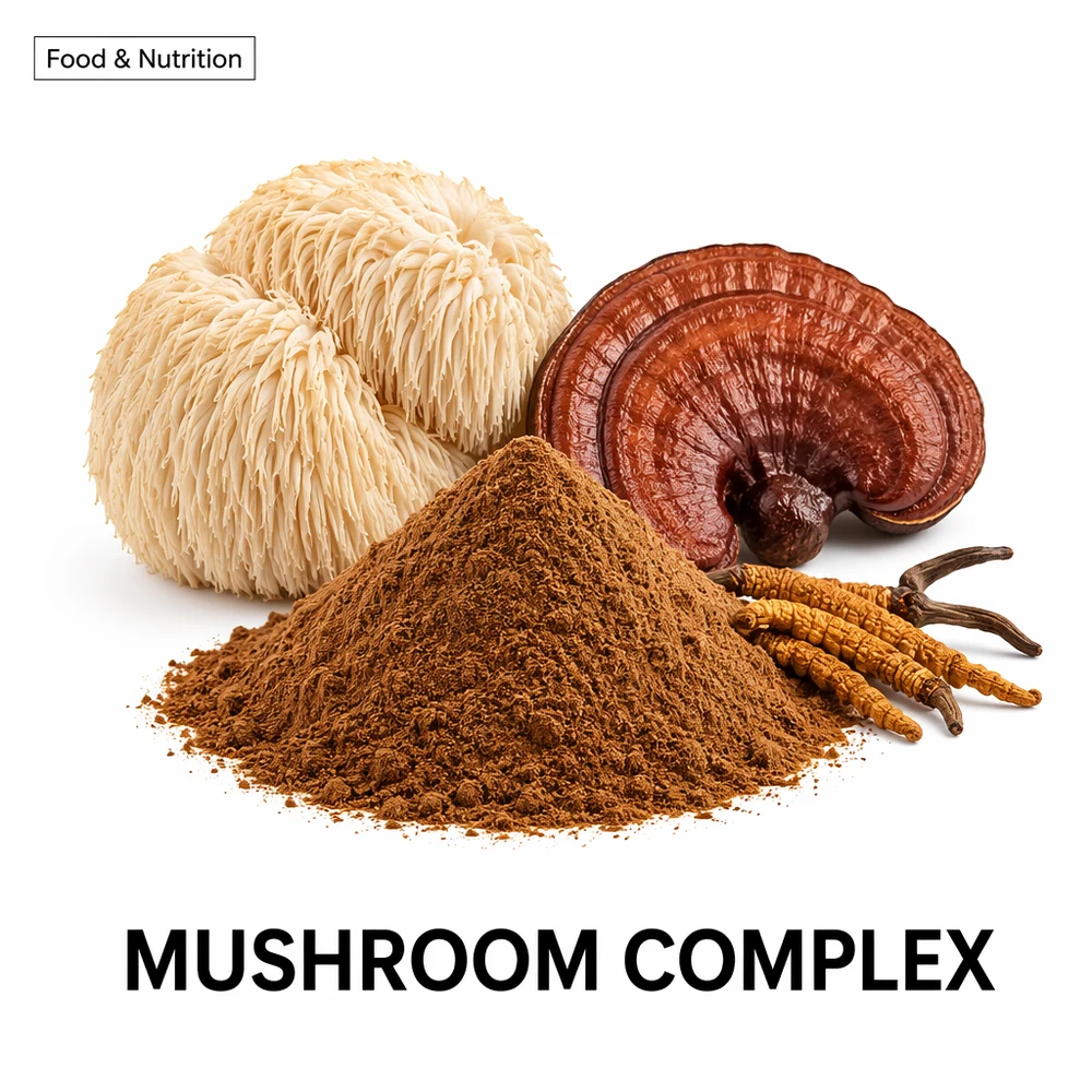 Multi-Mushroom Extract Blend product sourcing presentation