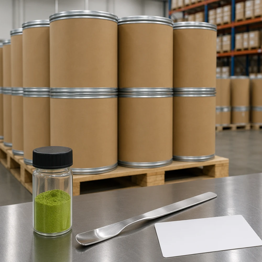 Uji Matcha Powder quality and documentation presentation