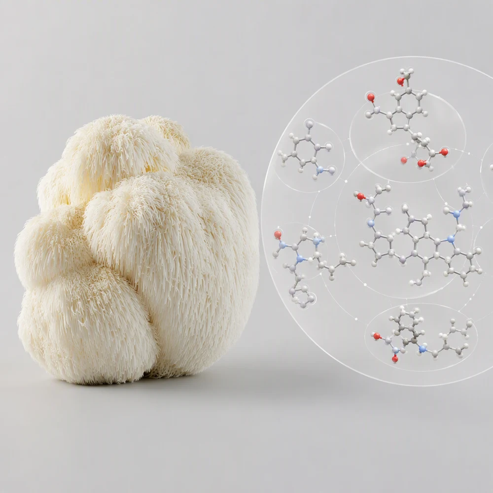 Lion's Mane Mushroom Extract ingredient and specification presentation