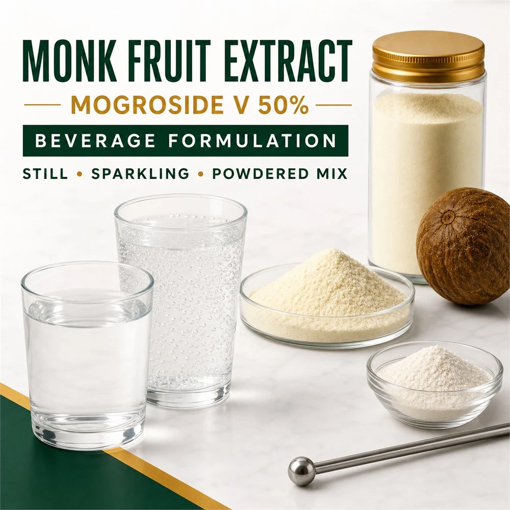 Mogroside V 50% ingredient and specification presentation
