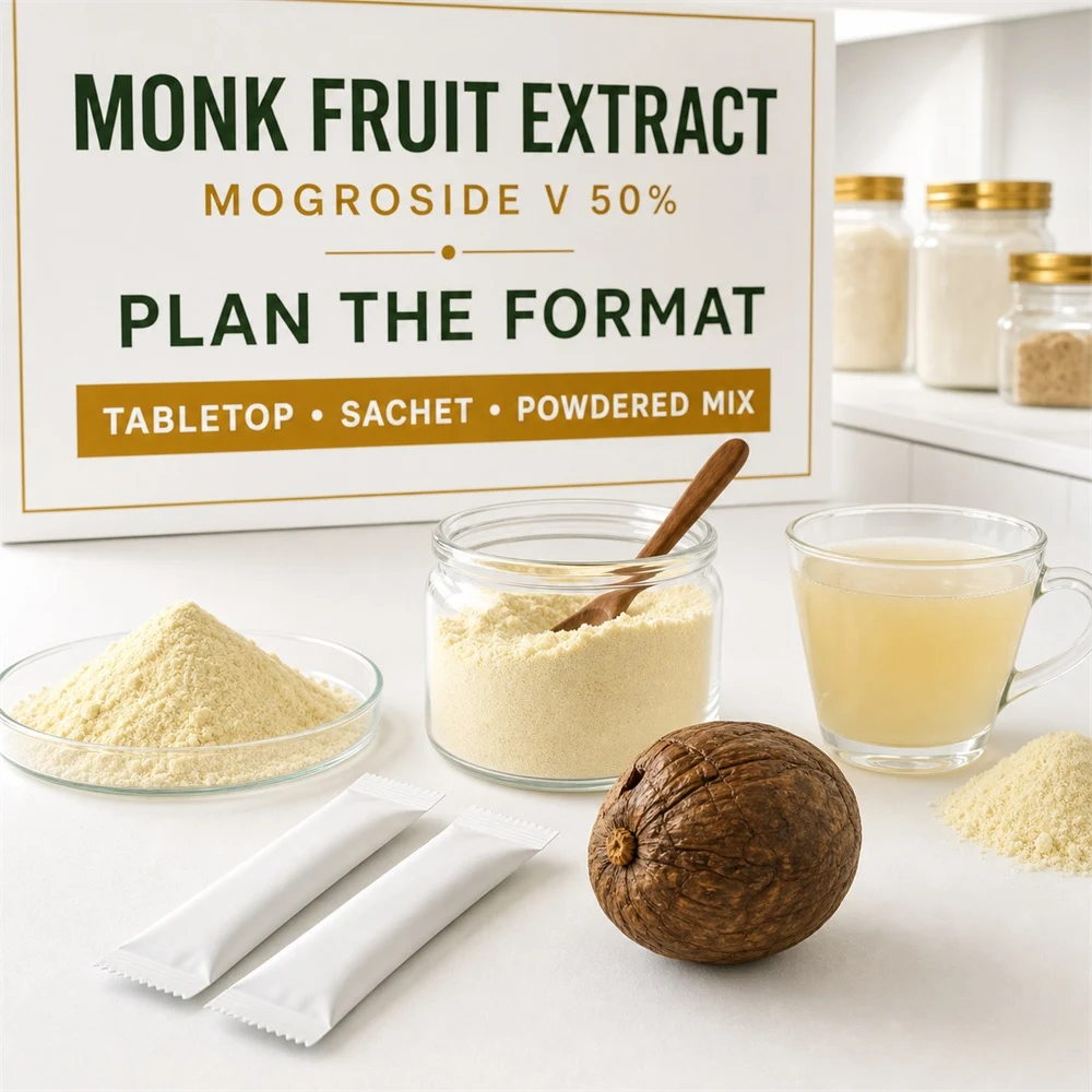 Mogroside V 50% packaging and supply presentation