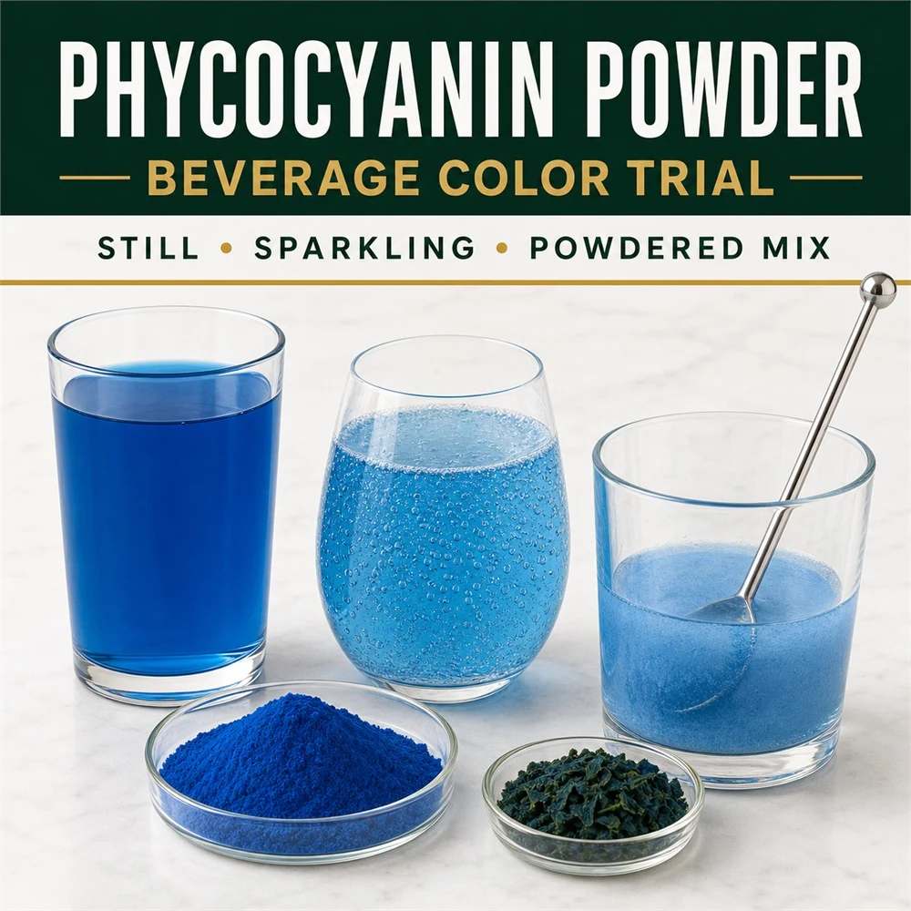 Phycocyanin product format presentation