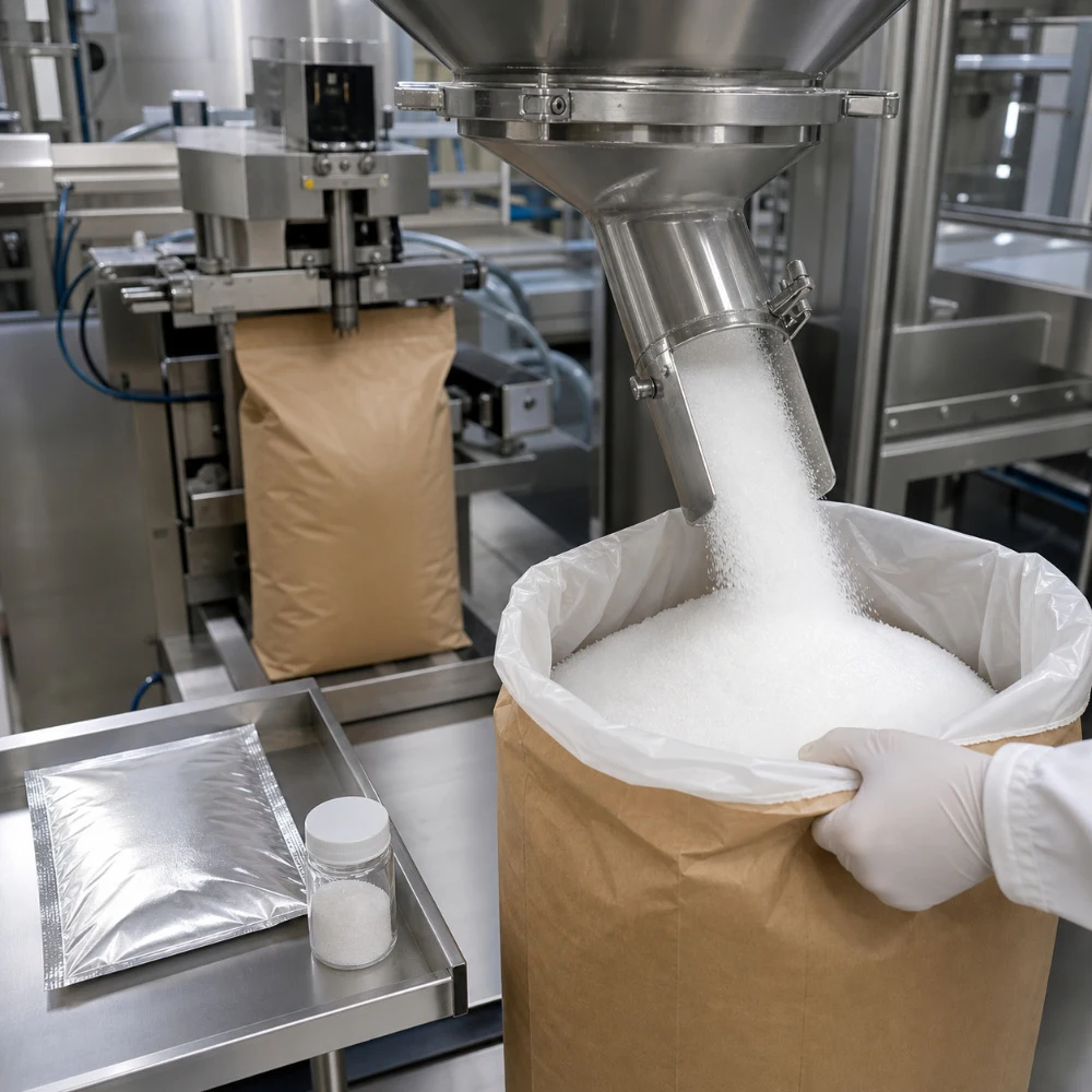 Allulose Natural Sweetener packaging and supply presentation