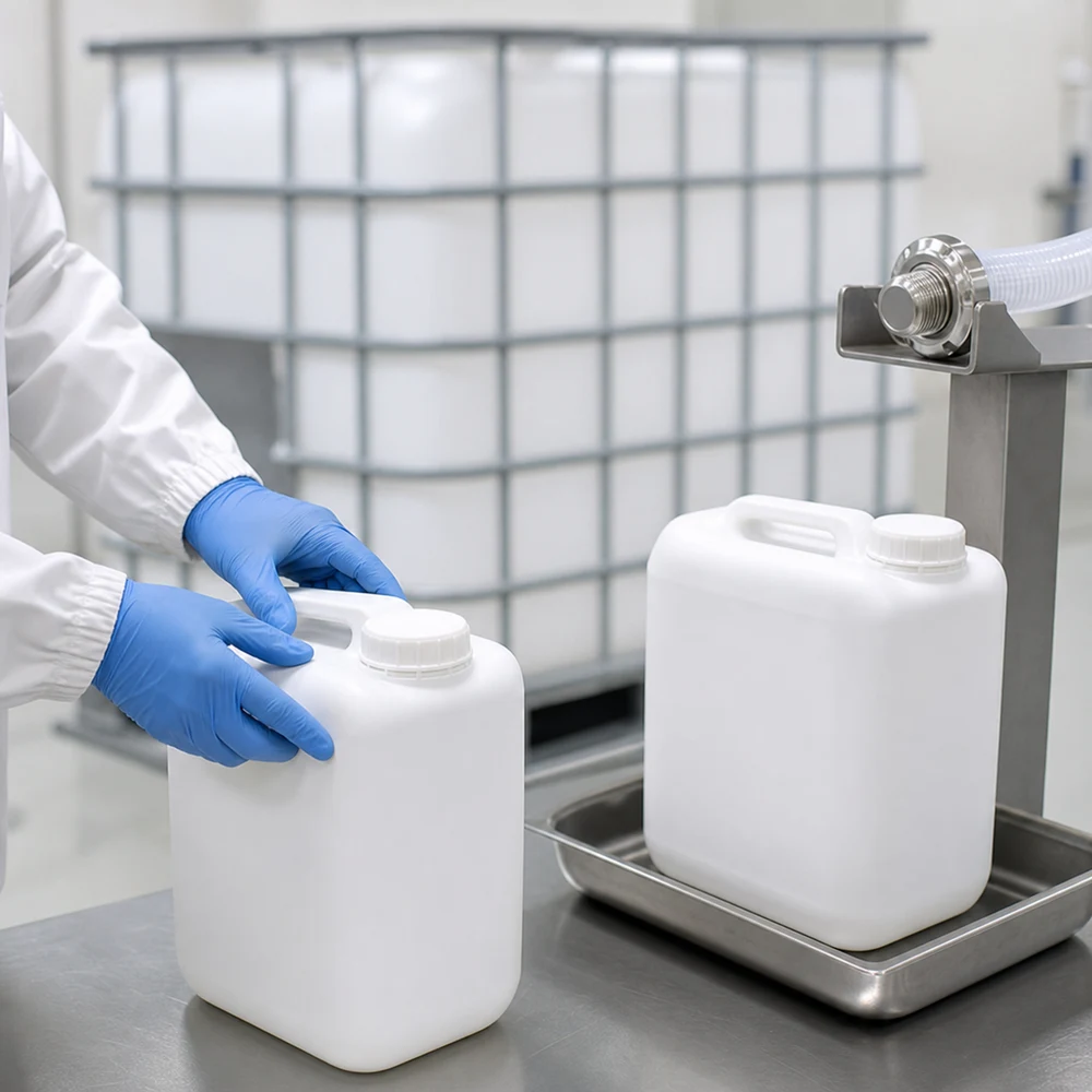 Allulose Syrup packaging and supply presentation