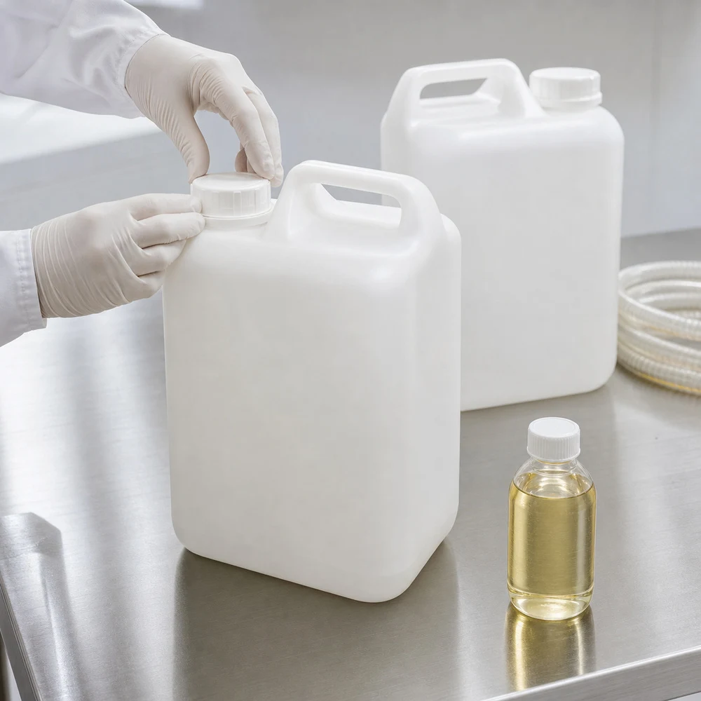 Allulose and Monk Fruit Liquid Sweetener Blend packaging and supply presentation