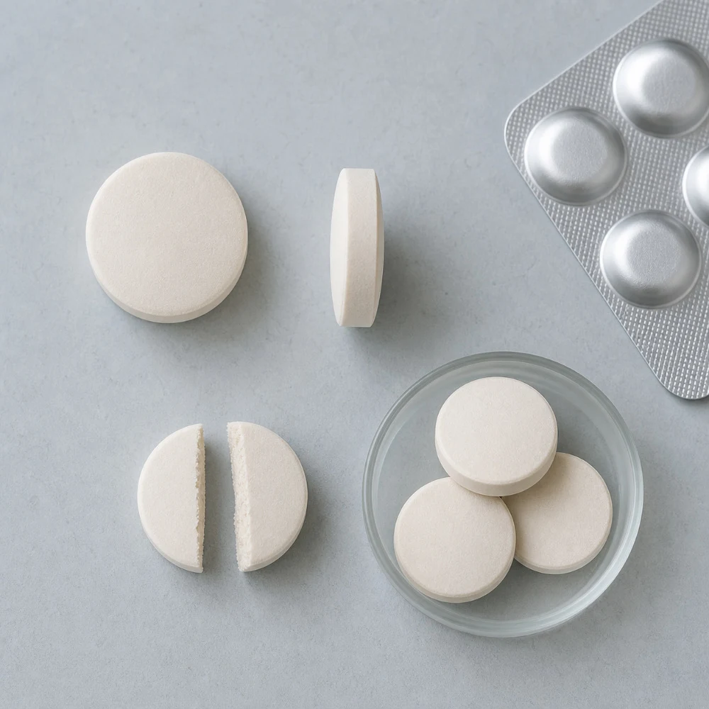 Spore-Forming Probiotic Chewable Tablet ingredient and specification presentation