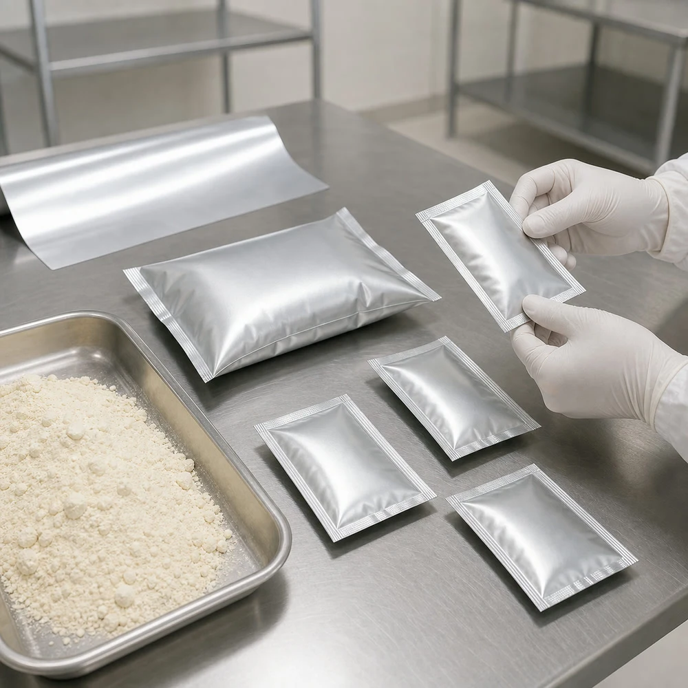 Liposomal Vitamin C and Zinc Complex Powder packaging and supply presentation