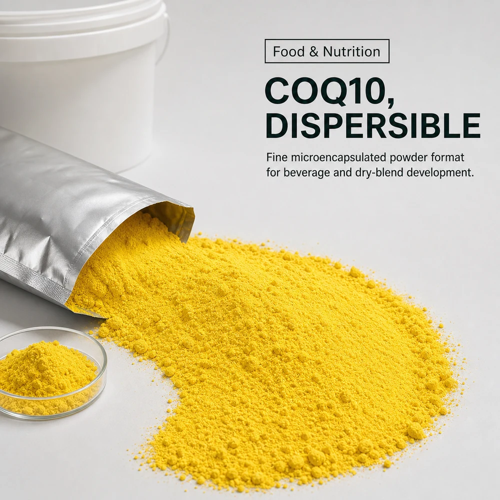 Water-Dispersible Coenzyme Q10 Powder product sourcing presentation