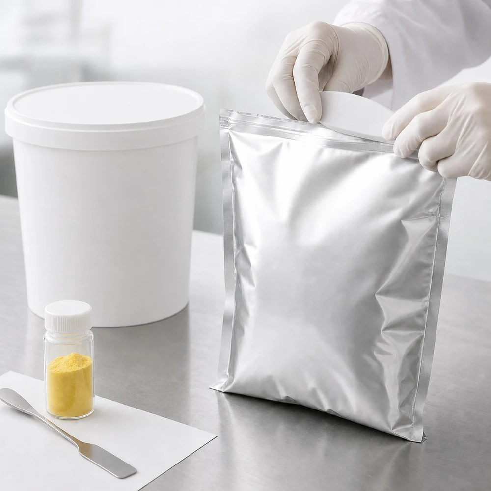 Water-Dispersible Coenzyme Q10 Powder packaging and supply presentation