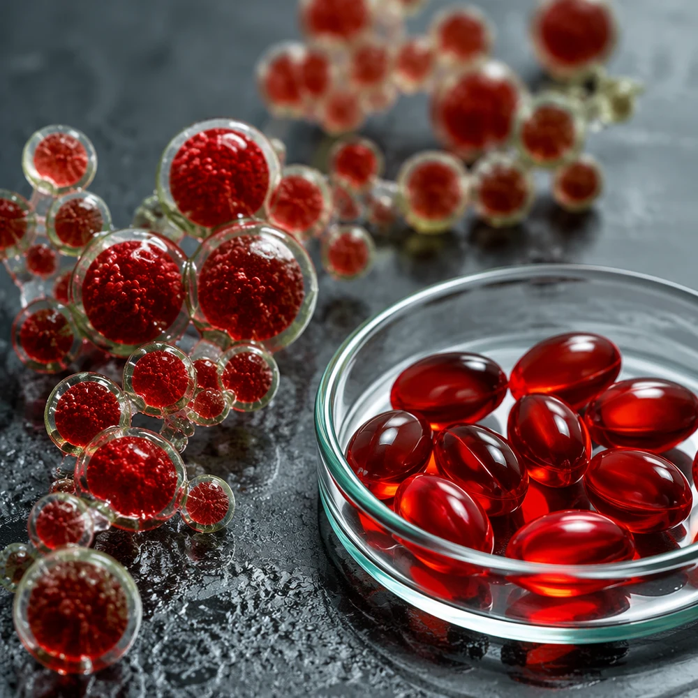 Astaxanthin Softgel Capsules ingredient and specification presentation