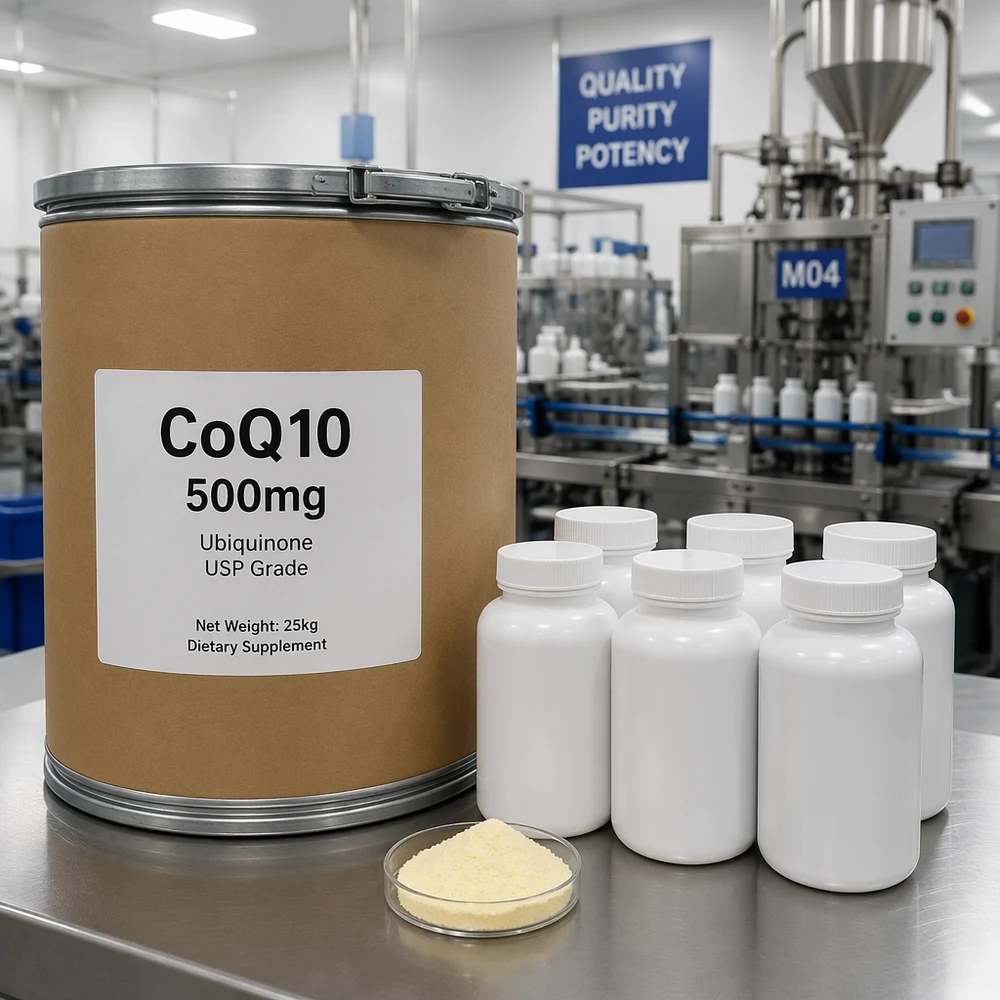 Coenzyme Q10 Softgel Capsules packaging and supply presentation