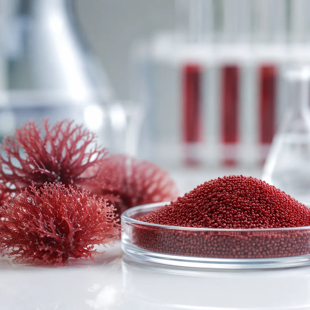 Astaxanthin 10% Microencapsulated Powder ingredient and specification presentation