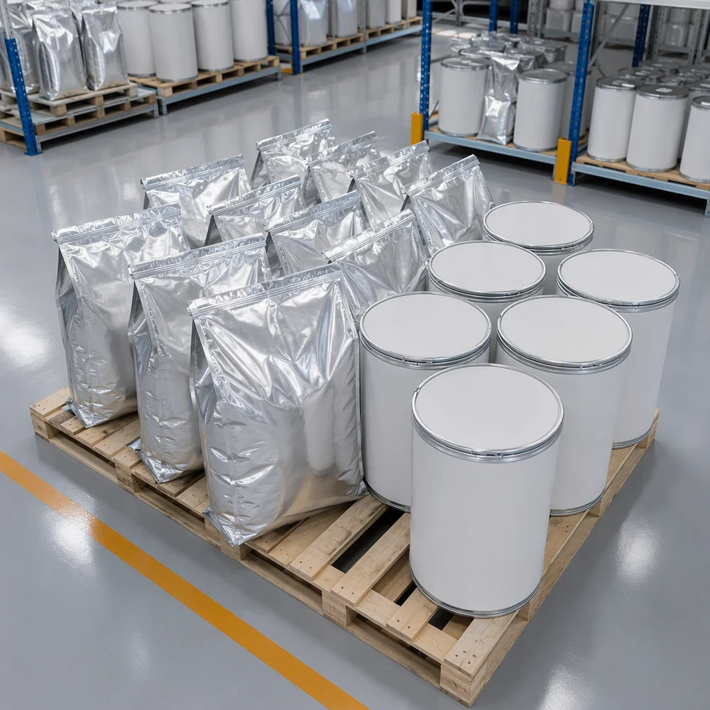 Microencapsulated Melatonin Powder packaging and supply presentation
