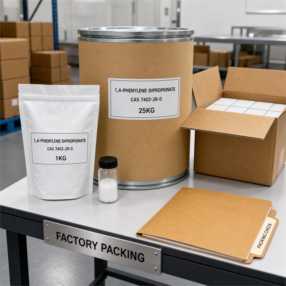 CAS 7402-28-0 Specialty Compound packaging and supply presentation
