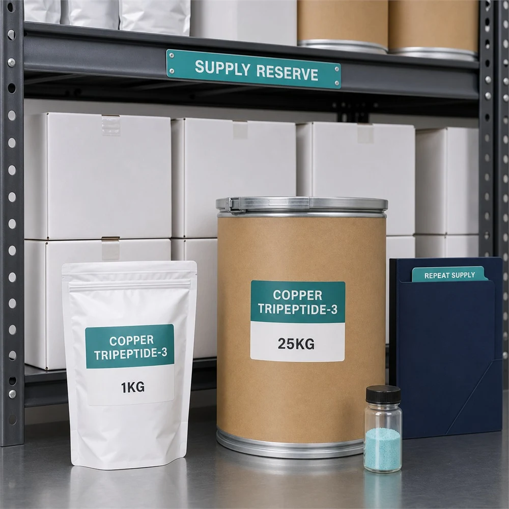Copper Tripeptide-3 Topical Powder application and project presentation
