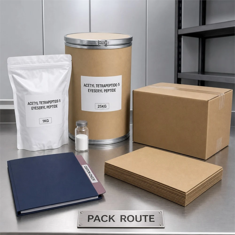 Eyeseryl Powder packaging and supply presentation