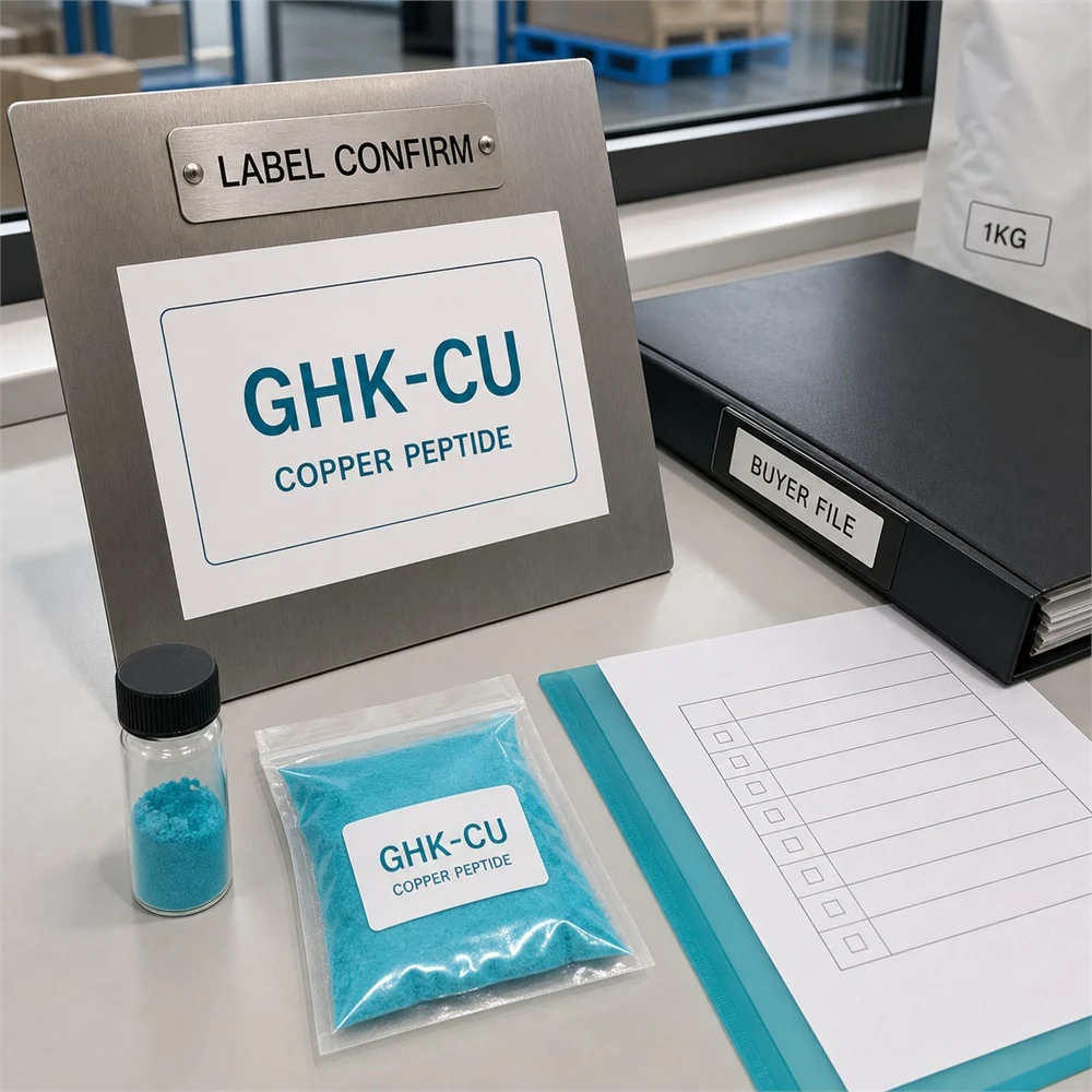 GHK-Cu product format presentation