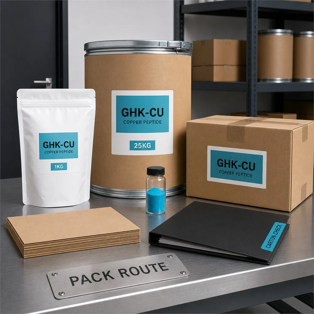 GHK-Cu packaging and supply presentation