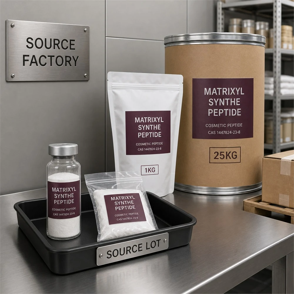 Matrixyl Synthe Powder ingredient and specification presentation