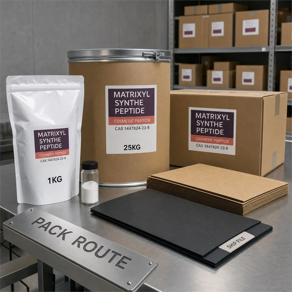 Matrixyl Synthe Powder packaging and supply presentation