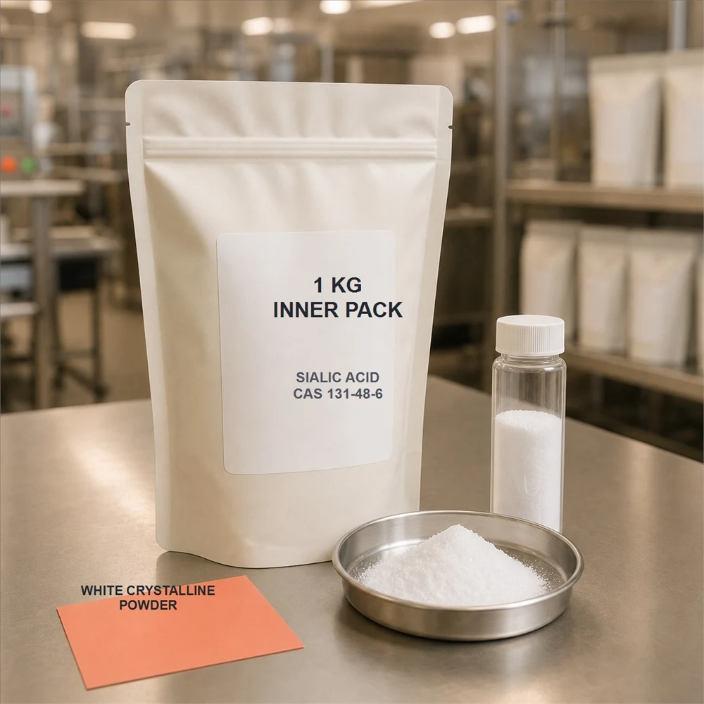Sialic Acid Bulk Supply Option packaging and supply presentation