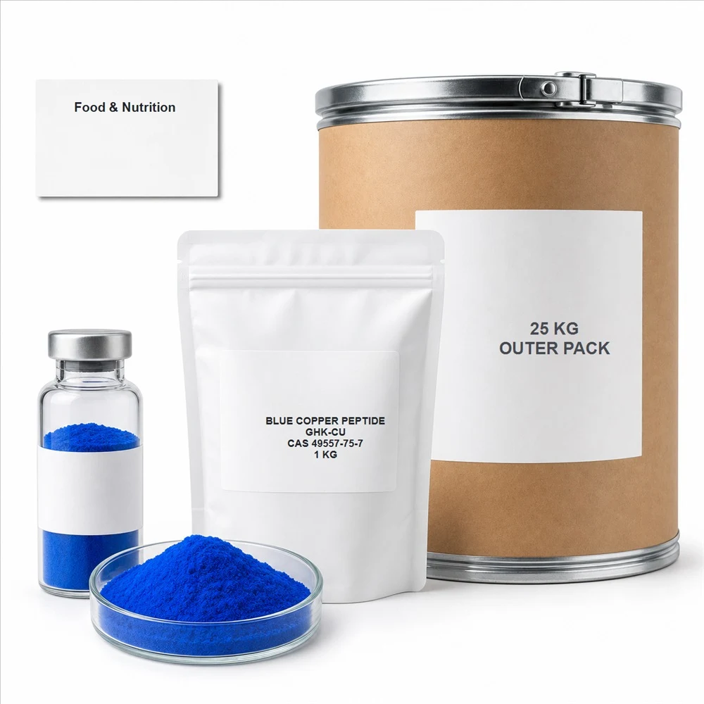 GHK-Cu Blue Copper Peptide product sourcing presentation