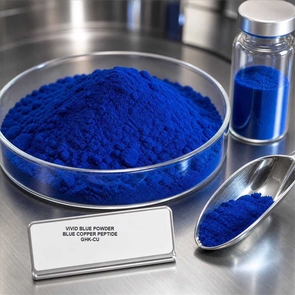 GHK-Cu Blue Copper Peptide packaging and supply presentation