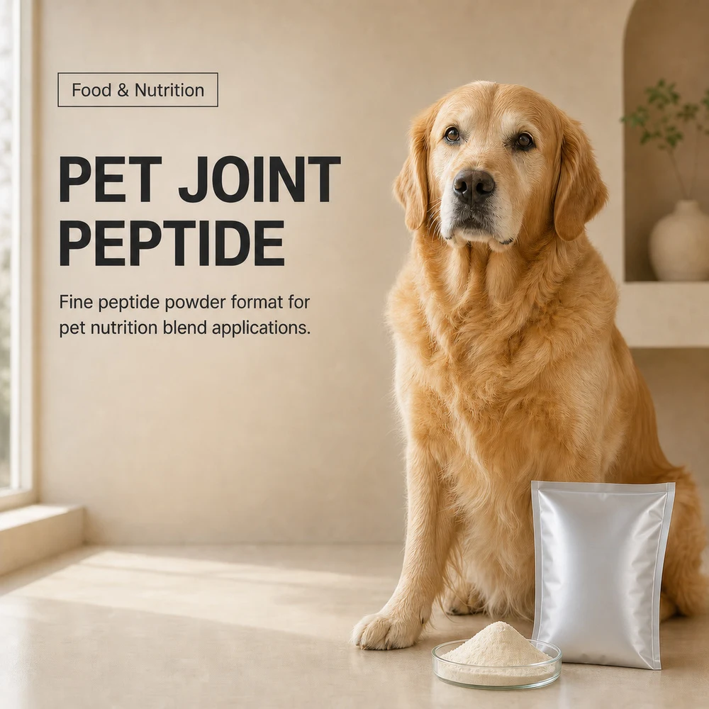 Pet Joint Support Peptide Supplement Concept product sourcing presentation