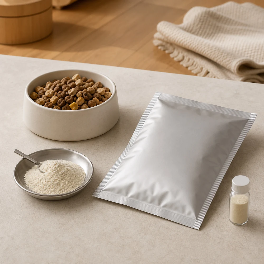 Pet Joint Support Peptide Supplement Concept application and project presentation