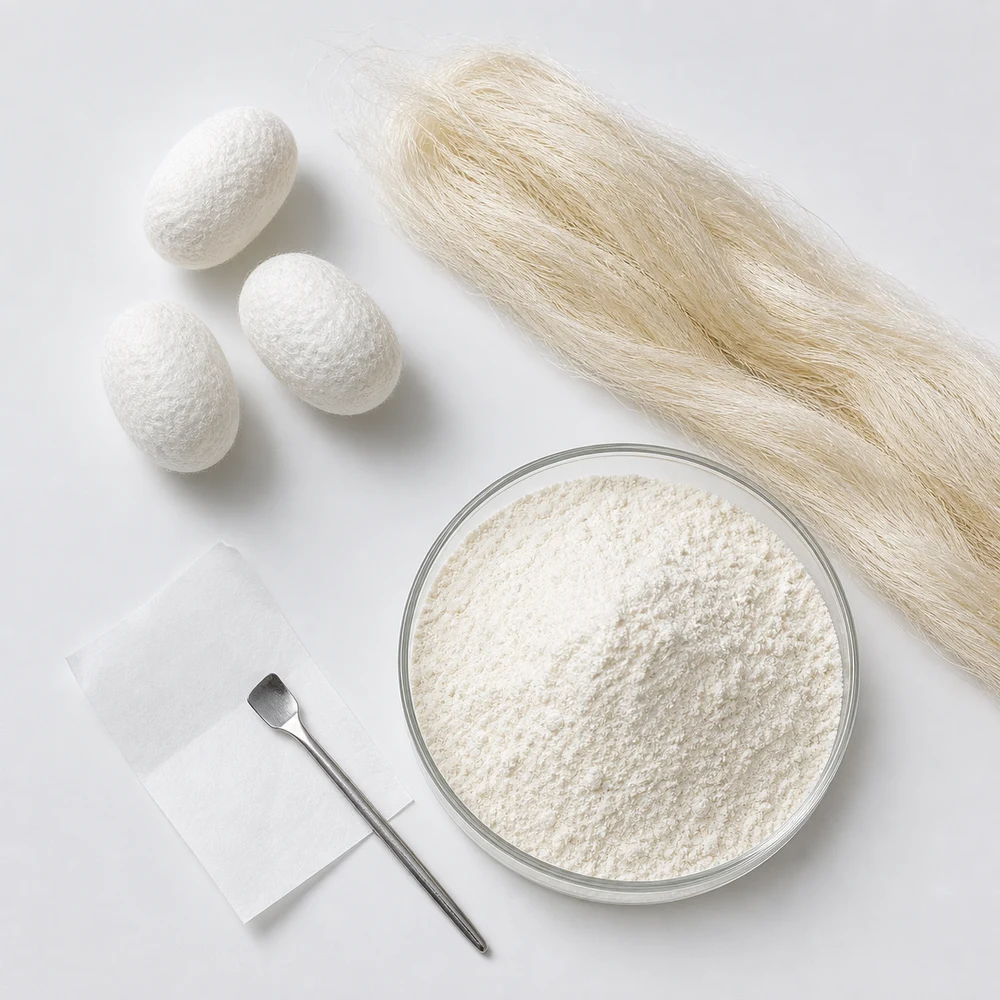 Silk Fibroin Peptide ingredient and specification presentation