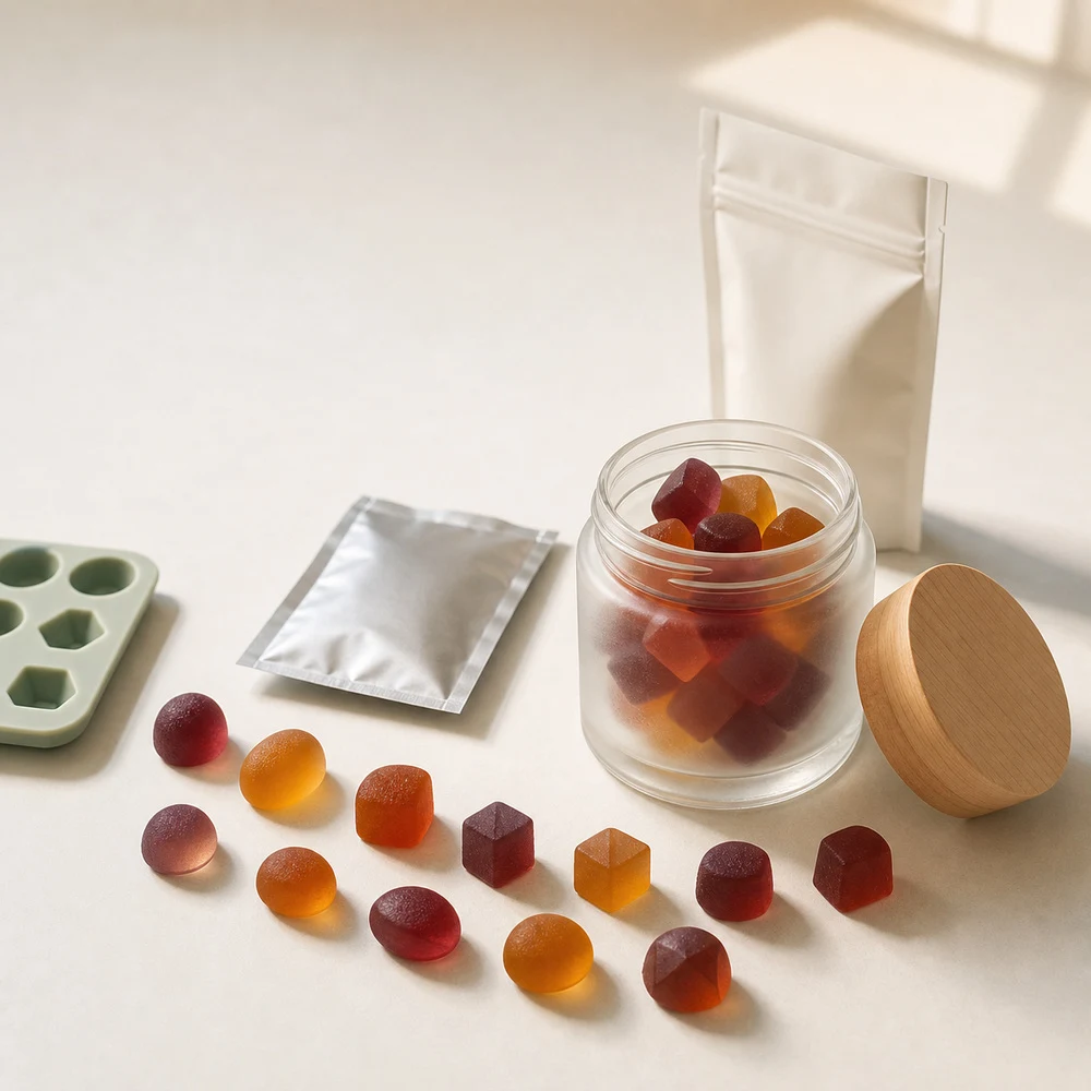 Plant-Based Gummy Custom Manufacturing Service application and project presentation