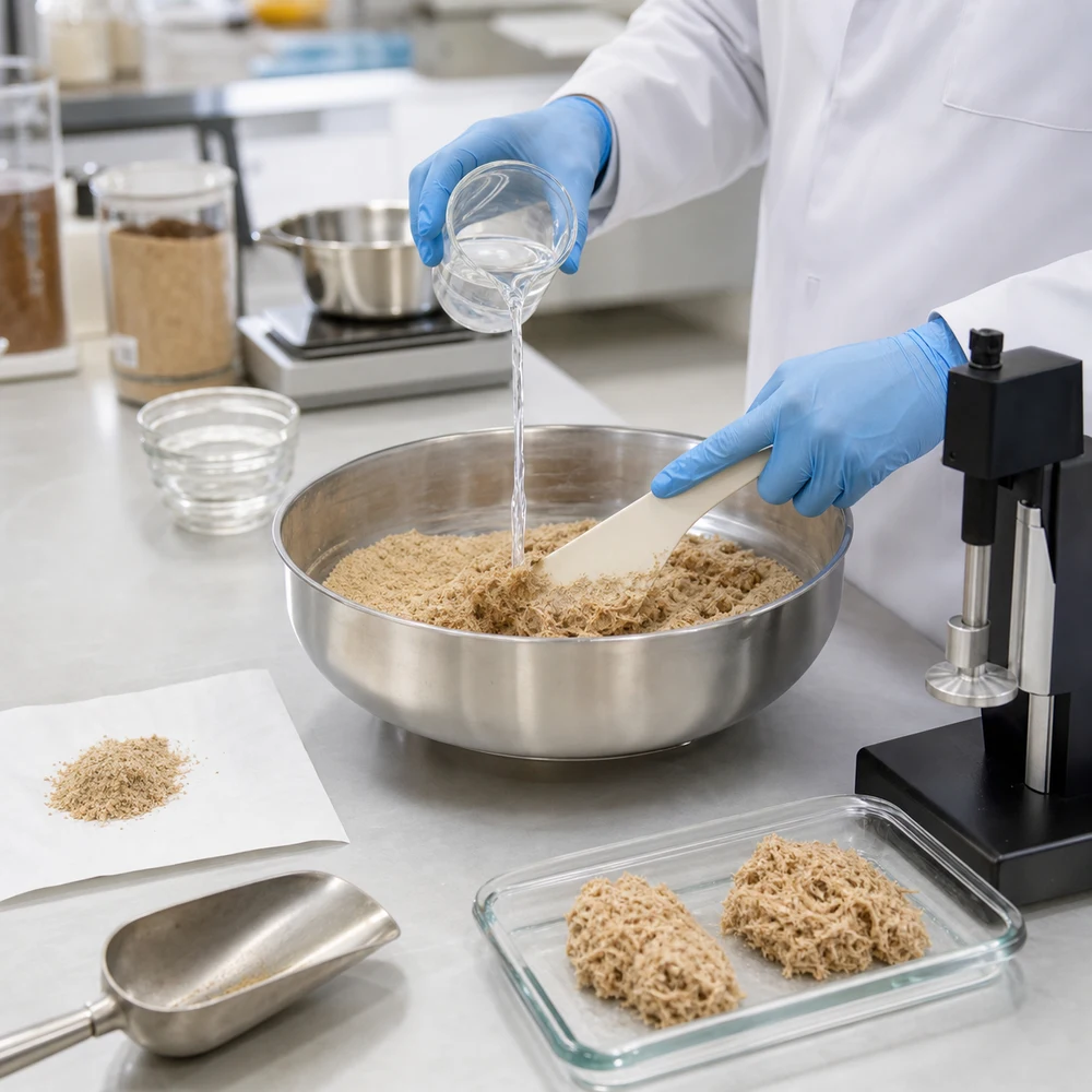 Fungi-Based Plant Meat Premix Manufacturing Service product format presentation