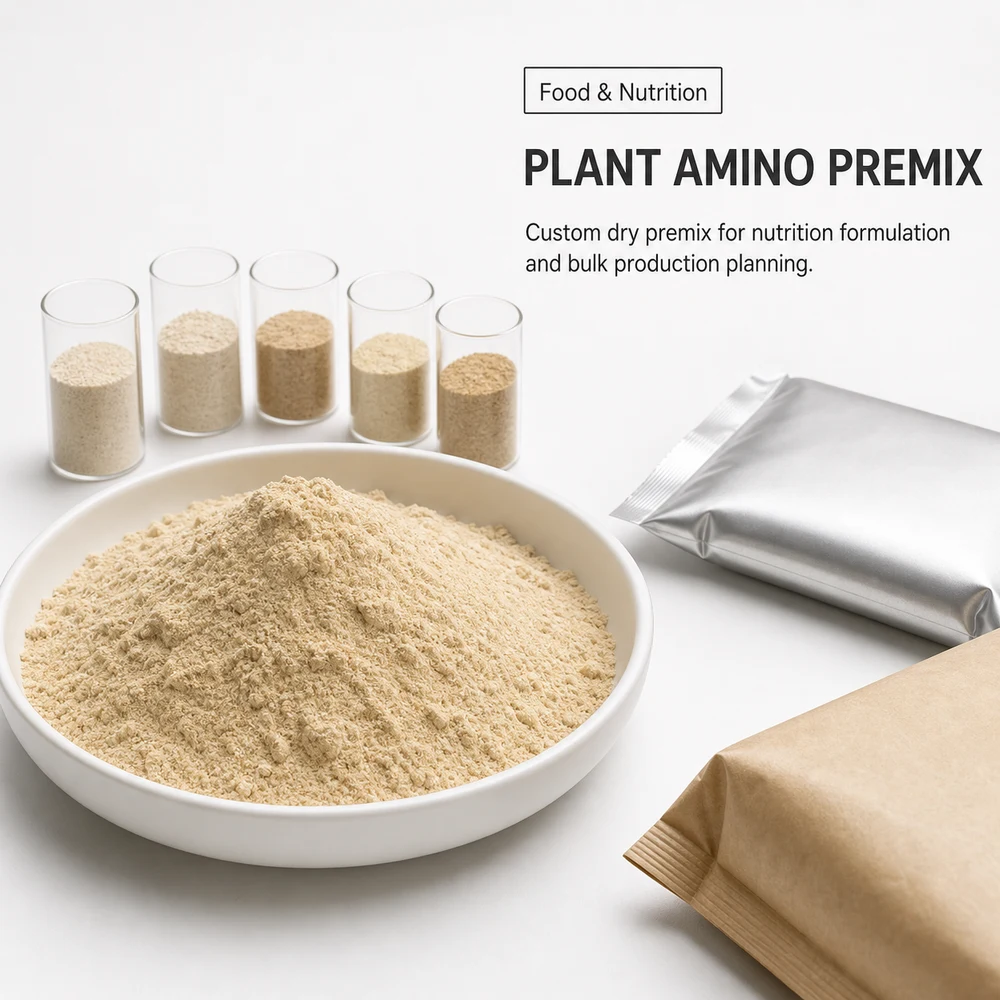 Plant-Based Full-Spectrum Amino Acid Premix product sourcing presentation