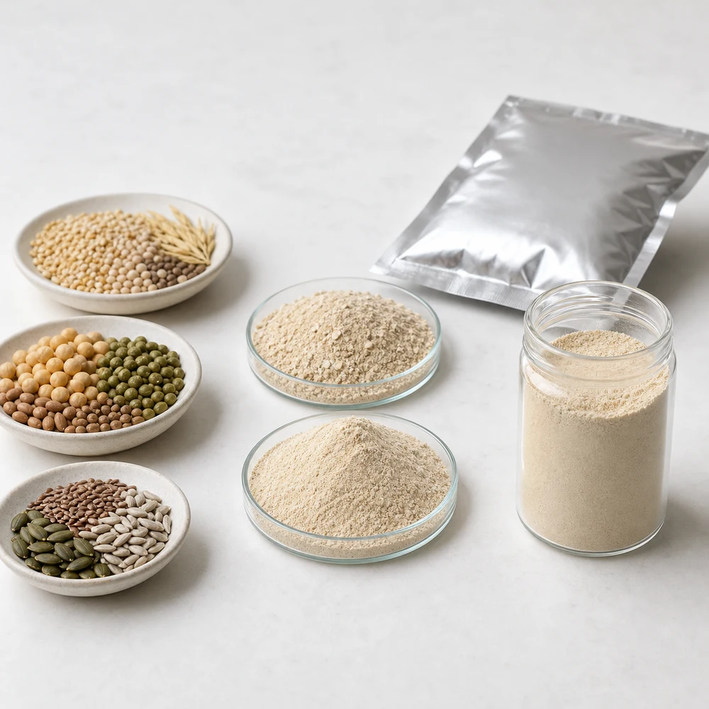 Plant-Based Full-Spectrum Amino Acid Premix ingredient and specification presentation