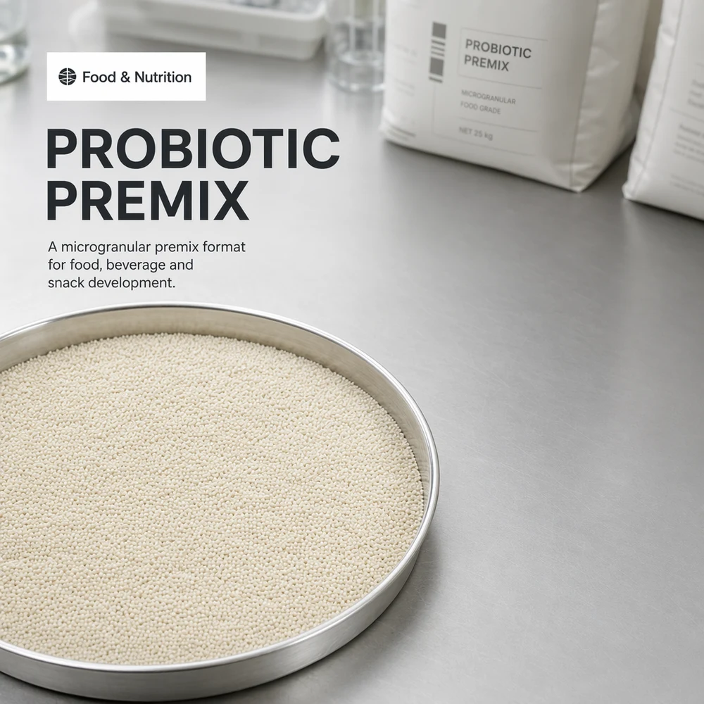 Delayed-Release Microencapsulated Probiotic Premix product sourcing presentation