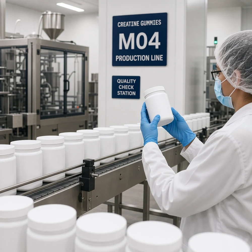 Creatine Gummies OEM/ODM packaging and supply presentation