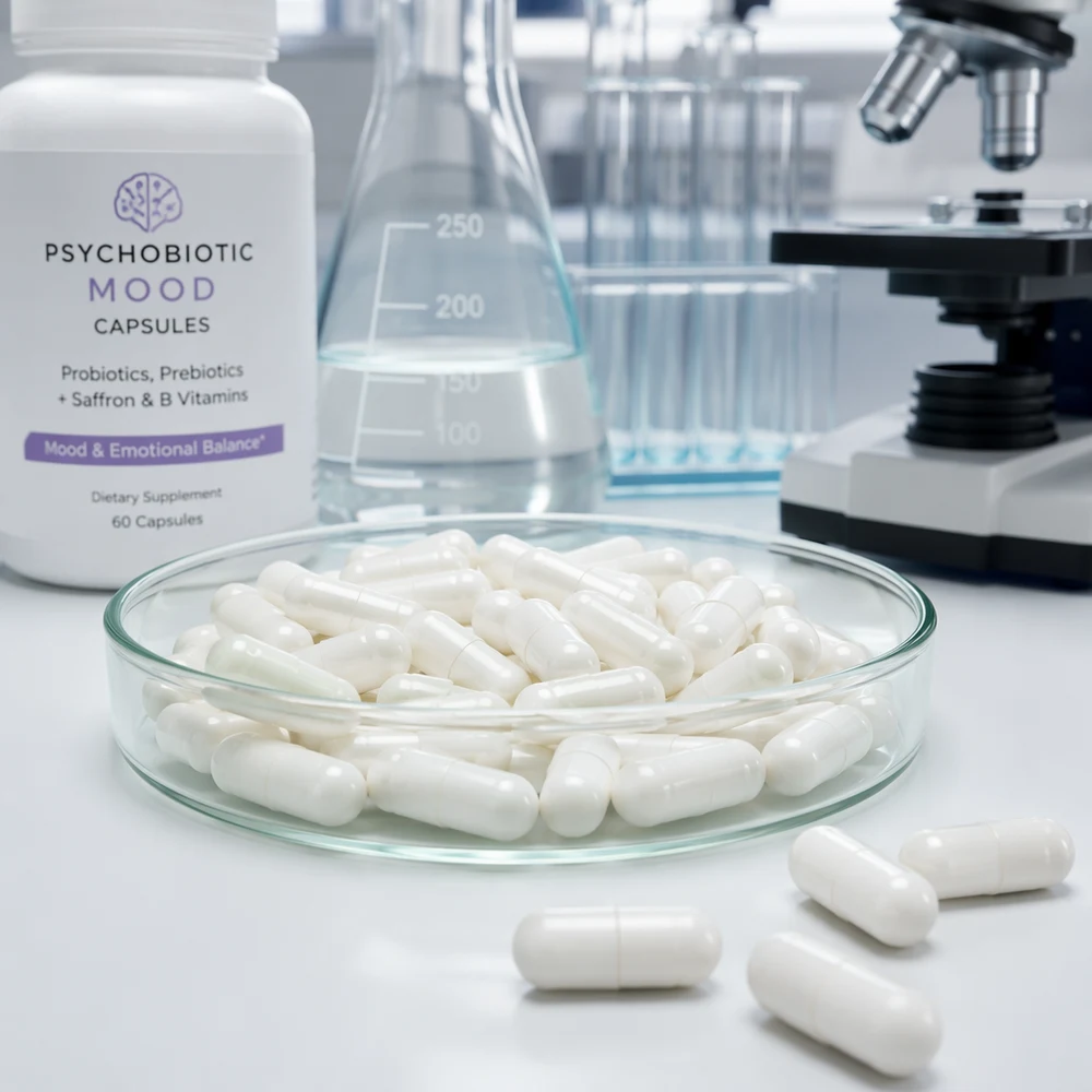 Psychobiotic Capsules OEM/ODM product format presentation