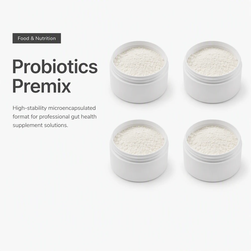 Microencapsulated Probiotic Premix Powder product sourcing presentation