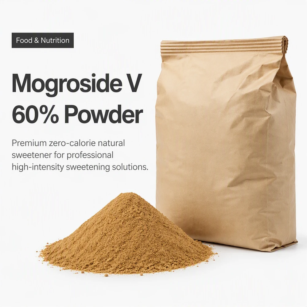Mogroside V 60% Industrial Sweetener Powder for Reduced-Sugar Formulations product sourcing presentation