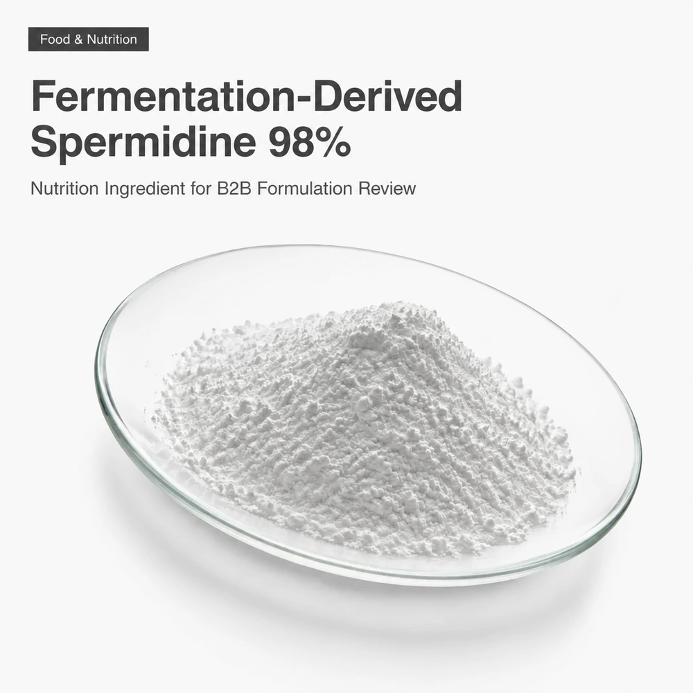 Fermentation-Derived Spermidine 98% for Nutrition Formulation Review product sourcing presentation