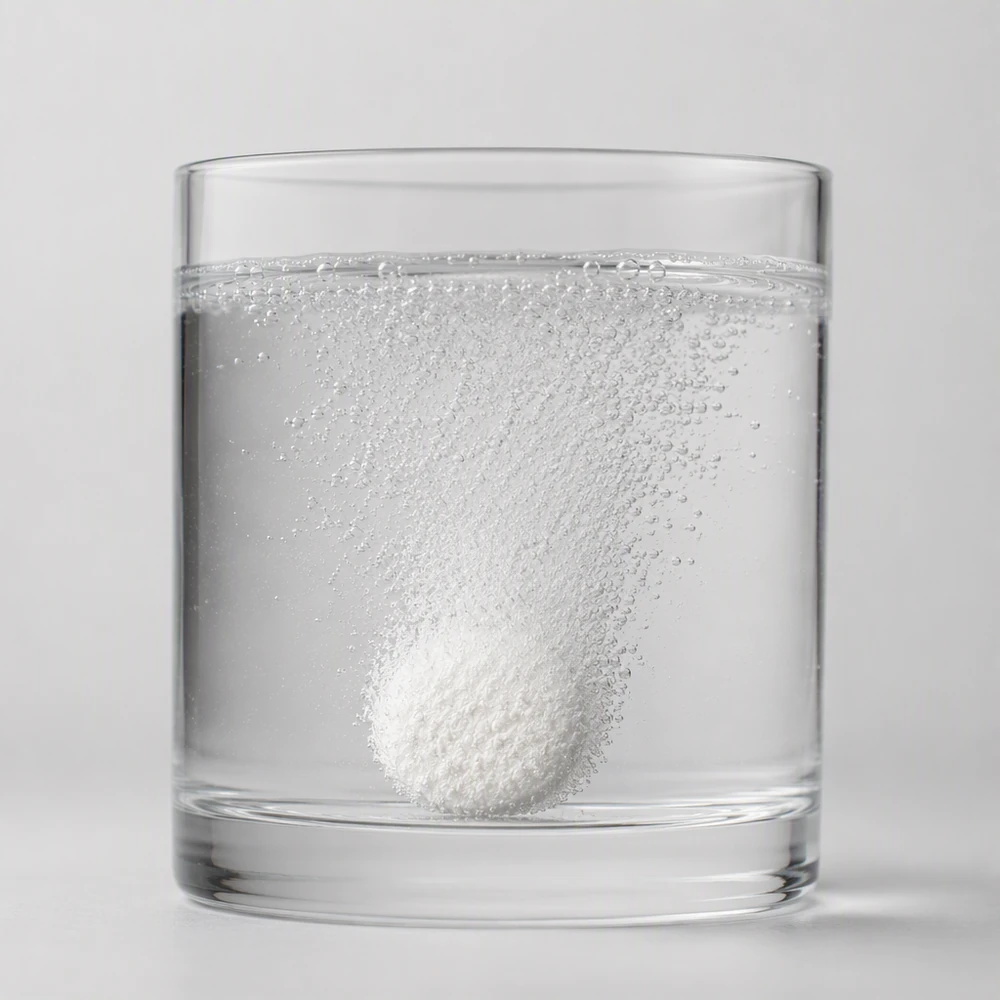 Custom Instant Effervescent Granule Premix for Fast-Dissolving Supplement Projects ingredient and specification presentation