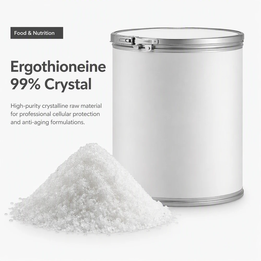 Ergothioneine (EGT) 99% High-Purity Crystals for Premium Cosmetic Formulations product sourcing presentation