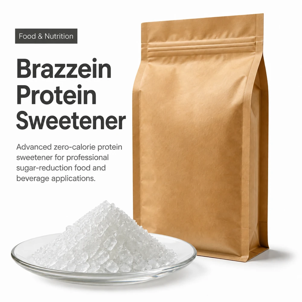 Enzymatically Produced Brazzein Sweet Protein for Functional Food Formulations product sourcing presentation