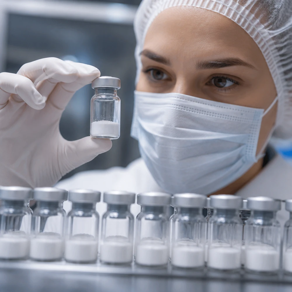 Freeze-Dried Acetyl Hexapeptide-8 (Argireline) Powder for Cosmetic Projects quality and documentation presentation