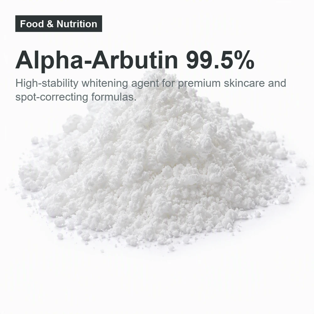 Alpha-Arbutin 99.5% High-Purity Powder for Cosmetic Formulation Projects product sourcing presentation