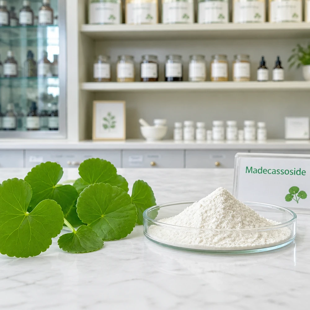 Madecassoside 95% Powder for Skin-Care Active Formulation Projects ingredient and specification presentation