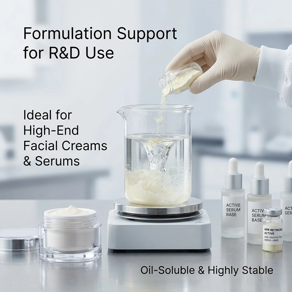 HPR 10% Oil-Soluble Retinoid Blend for Advanced Cosmetic Formulation product format presentation