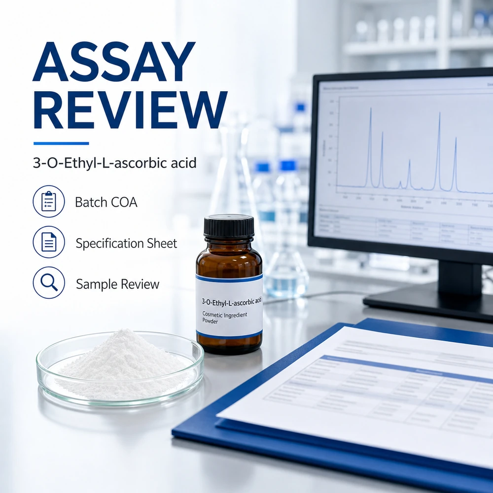 3-O-Ethyl Ascorbic Acid 99.5% for Stable Cosmetic Vitamin C Formulation product format presentation