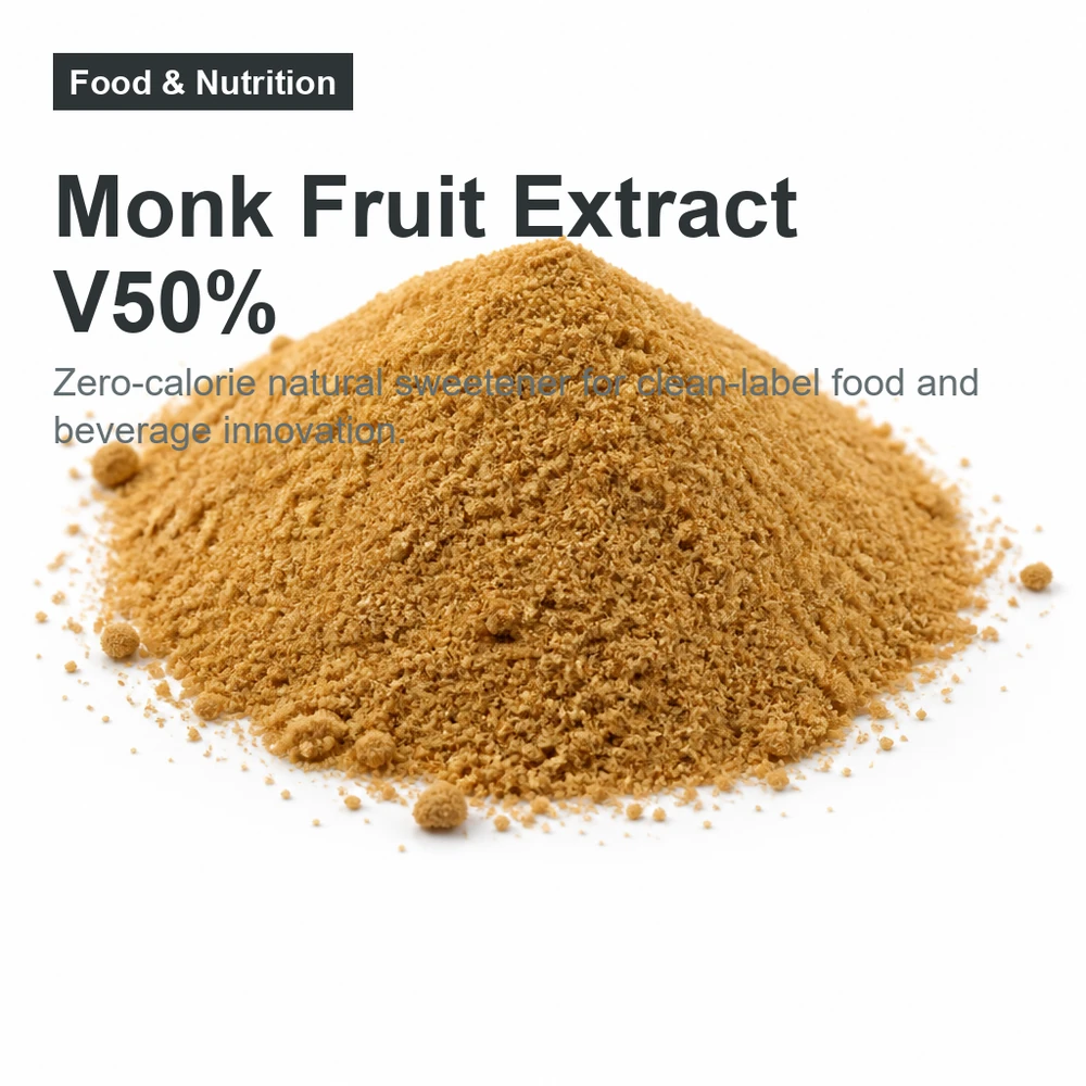 Monk Fruit Extract with 50% Mogroside V for Reduced-Sugar Formulations product sourcing presentation